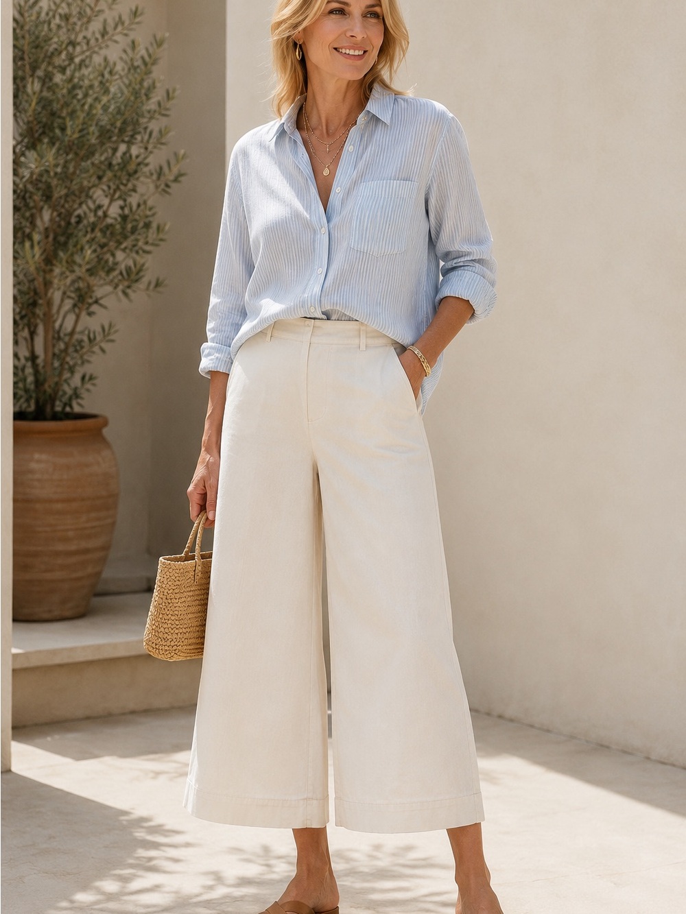 Chico's Cream Women's Pants